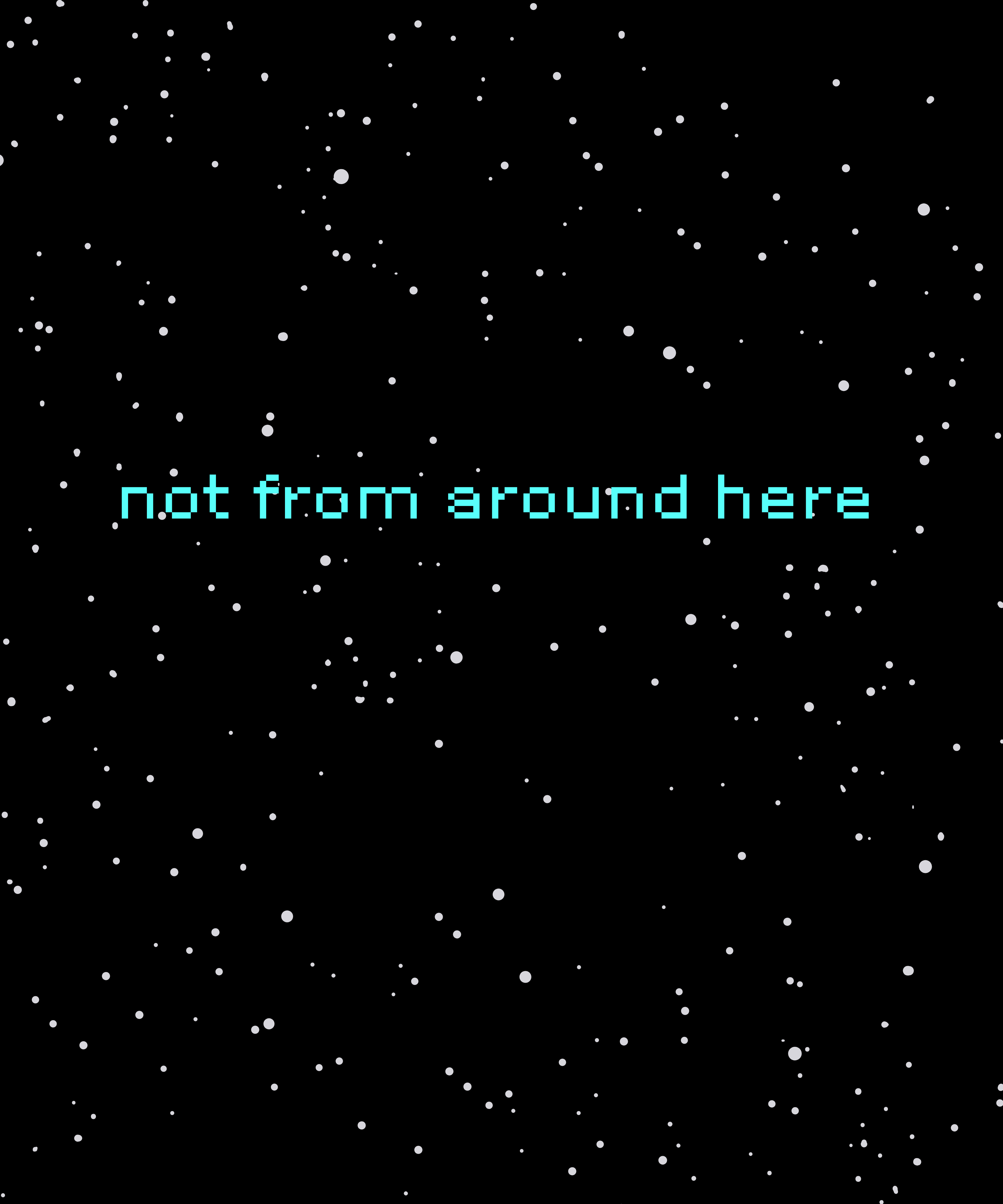 Not From Around Here